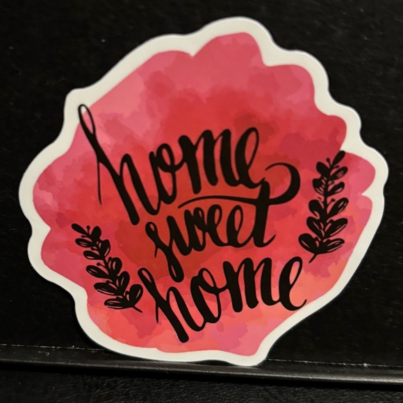 " HOME SWEET HOME" QUOTE STICKER - Picture 1 of 1